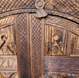 Meubles de haute qualité, armoires de salon en bois massif, armoires de style rotin avec boîtes de rangement et tiroirs de rangement, décorations pour la maison - Product Image 6