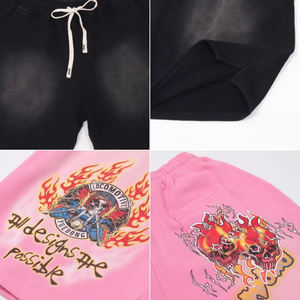 กางเกงขาสั้นกีฬาผู้ชายสำหรับฤดูร้อน ระบายอากาศ แห้งเร็ว เป็นมิตรกับสิ่งแวดล้อม ลายดิจิตอล ผ้าแคนวาส ทรงหลวม สวมใส่สบาย ซับเหงื่อได้ดี - Product Image 4