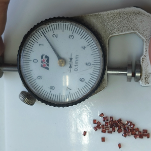 Granat rouge naturel 2x1,5 mm taille baguette, pierre précieuse lâche de qualité supérieure certifiée pour la fabrication de bijoux - Product Image 2