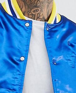 แจ็กเก็ตฤดูหนาวกันลมสำหรับผู้ชาย,เสื้อคลุมลำลองผ้าซาตินแฟชั่นแนวสตรีทสำหรับใส่ทำกิจกรรมนอกบ้าน - Product Image 4