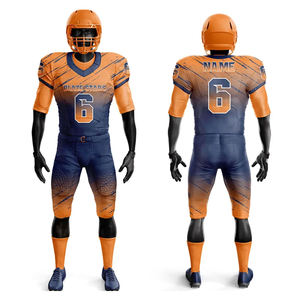 Uniformes Deportivos al Por Mayor, Personalizados con Logotipo del Club, Impresión Gráfica, Sublimados en Toda la Superficie, Talla Grande, con Hombreras, para Fútbol Americano - Product Image 6