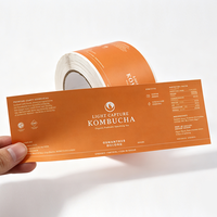 Etiquetas Personalizadas Impermeables Autoadhesivas con Logotipo de Marca, Etiquetas Comerciales de Vinilo Impresas