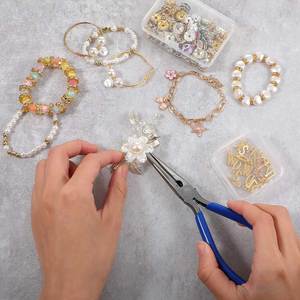 6 Inch Stainless Steel <b>Long</b> <b>Nose</b> Needle <b>Nose</b> Pliers Comfort Grip Serrated Jaw Jewelry Making Wire Wrapping Crafts - Product Image 6