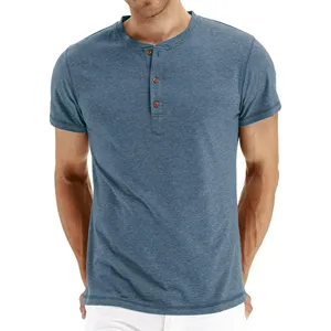 เสื้อยืดแขนสั้นสีน้ำเงินสำหรับผู้ชาย Everglide Corporation ทรงปกติ สวมใส่สบาย ผ้าถัก 100% คอตตอน คอทรงโอ น้ำหนัก 220 กรัม ระบายอากาศได้ดี - Product Image 5