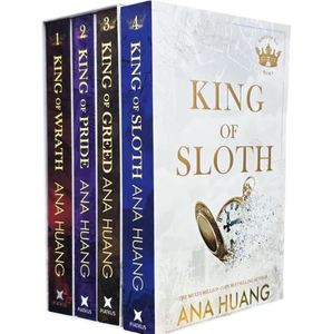 คิง ออฟ ซิน คอลเลคชั่นหนังสือ 4 เล่ม ชุด "ความภาคภูมิใจ ความขี้เกียจ ความโลภ ความโกรธ" โดย อาณา หวง หนังสือขายดีภาษาอังกฤษ ปกอ่อน - Product Image 1