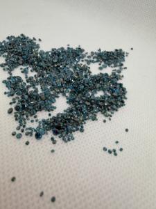 Diamants bleus naturels fantaisie 1-3 mm taille mêlée, taille brillant calibrée, pierres précieuses authentiques extraies de la terre, 50 carats, montre de luxe - Product Image 5