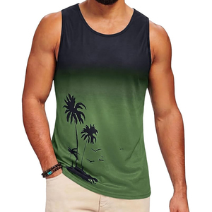 Débardeurs de sport tricotés pour hommes, style streetwear, séchage rapide, dos en Y, pour la musculation et la gym - Product Image 5