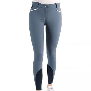 Pantalones de equitación de alta calidad para mujer con cintura elástica y elasticidad en cuatro direcciones para un movimiento cómodo al montar a caballo - Product Image 3