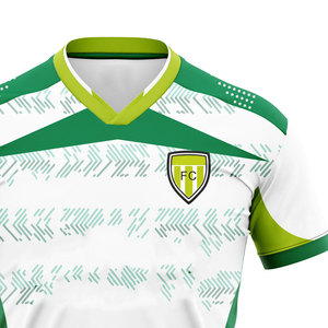 ชุดเสื้อฟุตบอลสีขาวและชมพู ชุดฟุตบอล เสื้อผ้ากีฬา ชุดกีฬาพิมพ์ลาย ชุดฟุตบอล ชุดฝึกซ้อมสำหรับผู้ใหญ่ - Product Image 2