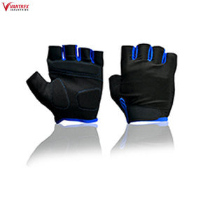 Guantes de Levantamiento de Pesas Vantrex Industries VI-WLG-01, Medios Dedos, Malla Transpirable, Antideslizantes, Palma Acolchada, Soporte para Muñeca, Agarre para Gimnasio - Product Image 4