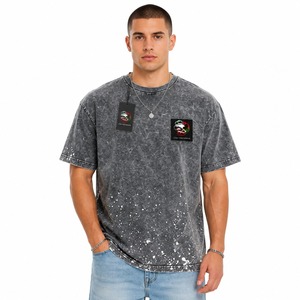 เสื้อยืดพิมพ์ลายซิลค์สกรีนแบบวินเทจสั่งทำพิเศษสำหรับผู้ชาย ผ้าฝ้าย 100% แขนสั้น ระบายอากาศได้ดี ผ้ากันยับ - Product Image 1