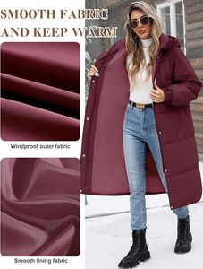 Women's Lightweight Knitted Solid <b>Packable</b> Hooded Winter Quilted Puffer <b>Jacket</b> Detachable Sleeves Hat Zipper Closure Water - Product Image 2