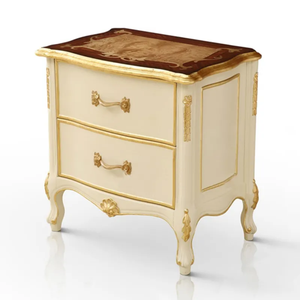 Envío Gratis: Juego de Dormitorio King Size de Lujo en Madera de Caoba Sólida Dorada, Diseño Europeo Antiguo, Muebles Tapizados Estilo Tufted - Product Image 5