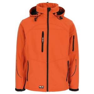 Veste coupe-vent sportive d'hiver pour homme, imperméable, respirante, à capuche, épaisse, avec logo personnalisé, idéale pour la course à pied et les activités sportives. - Product Image 1