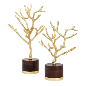 Accessoires décoratifs uniques en métal, fabriqués avec une finition de haute qualité et une artisanat complexe pour une décoration intérieure élégante. - Product Image 1