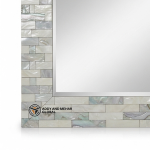 Premium MDF Inlay <b>Square</b> Art Deco 5mm Thick Wall <b>Mirror</b> Handcrafted Eco-Friendly Wedding Decorative Luxury Home Decor - Product Image 5