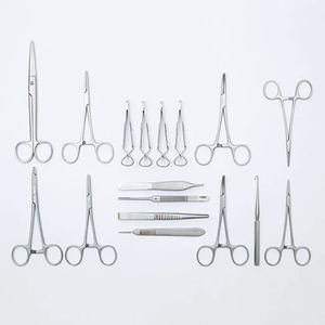 Pack de stérilisation féline, 18 pièces, instruments chirurgicaux vétérinaires en acier inoxydable, manuels, certifiés CE, kit de chirurgie professionnel - Product Image 5