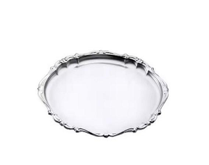 Plat de service coréen en acier inoxydable 304 de qualité alimentaire, plateau doré pour steak et barbecue, assiette à dessert doublement épaissie pour buffet - Product Image 2