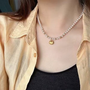 สร้อยคอไข่มุกแก้วสไตล์จีนโบราณ แฟชั่นใหม่ สร้อยคอไข่มุกประดับตัวสำหรับผู้หญิง - Product Image 5