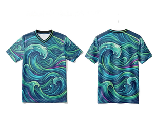 เสื้อยืดออกแบบเองสไตล์สปอร์ต ผ้าโพลีเอสเตอร์นุ่ม สวมใส่สบาย เหมาะสำหรับออกกำลังกาย วิ่ง และกิจกรรมกลางแจ้ง - Product Image 3