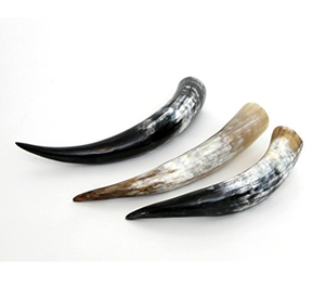 Cuerno Decorativo de Búfalo Personalizado, Piezas de Cuerno de Búfalo Natural Talladas a Mano, Ecológicas, 3 Piezas, Decoración para el Hogar, Par de Cuernos - Product Image 1