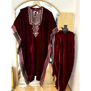 Robe de soirée modeste de créateur, look de soirée, kaftan et dhoti - Product Image 3