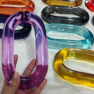 Customized Modern Acrylic Chain Wall Accents Handmade Modern Ornamental Resin Hanging for <b>Home</b> <b>Decor</b> Diwali Festival Ready - Product Image 1