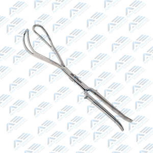 Fórceps obstétricos Kielland de alta calidad, instrumentos médicos quirúrgicos ginecológicos de acero inoxidable de 41 cm, obstetricia profesional - Product Image 1