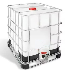 IBC 1000L Fûts carrés blancs 1 tonne Finition en acier inoxydable Haute qualité Garantie 3 ans Stockage d'eau Vente directe usine - Product Image 2