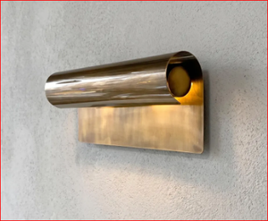 Handmade Modern Picture <b>Light</b> – Antique Patina Wall <b>Sconce</b> for Artwork & Ambient Lighting - Product Image 2