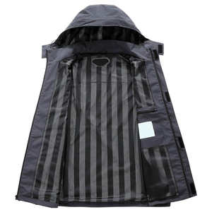 Nouvelle veste coupe-vent classique pour homme, de qualité supérieure, respirante, décontractée, à capuche, pour l'extérieur - Product Image 3