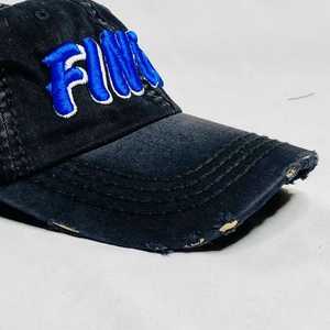 หมวกแก๊ปยีนส์สีดำ Zeta Phi Beta รุ่น Finer แต่งลายปักสีน้ำเงิน ปี 1920 หมวกเบสบอลสำหรับชมรมนักศึกษา ปรับขนาดได้ หมวกแฟชั่นสำหรับผู้หญิง - Product Image 4