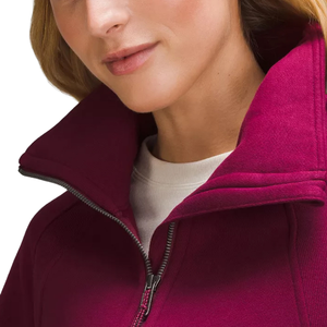 Sudadera con capucha de alta calidad, estilo casual, con hombros caídos, transpirable, ecológica, con cremallera de un cuarto, para mujer, a bajo precio. - Product Image 6