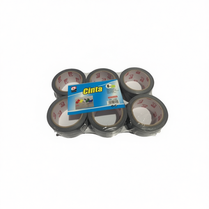 Nastro Adesivo Nero in Tessuto CINTA Monofacciale Impermeabile Sensibile alla Pressione per Uso Industriale - Product Image 3