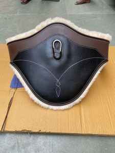 Chemises d'équitation pour femmes en cuir de qualité supérieure, motif imprimé, séchage rapide, rembourrage doux, boucles en acier inoxydable pour l'équitation anglaise - Product Image 2