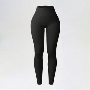 High Waist Seamless Full Length Animal Print Yoga <b>Leggings</b> 90% Nylon Four-Way Stretch Breathable Quick Dry Elastic Waist <b>Pockets</b> - Product Image 3
