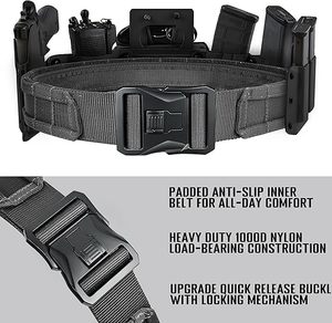 เข็มขัด MOLLE แบบหนาพิเศษ ขนาด 2 นิ้ว หัวเข็มขัดปลดเร็ว ปรับได้ เหมาะสำหรับงานกลางแจ้ง - Product Image 2