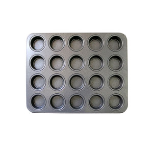 Moule à muffins antiadhésif PTF, 20 cavités, 34x26,5 cm, sans PFOA, double revêtement, haute résistance à la chaleur - Product Image 6