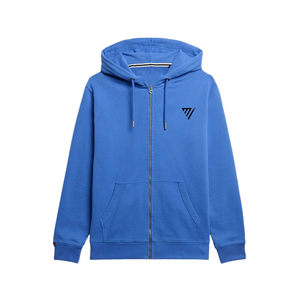Veste polaire noire à capuche et fermeture éclair intégrale pour homme, décontractée, respirante, en polyester, avec poches avant, pour l'automne - Product Image 5