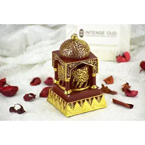 Brûleur d'encens Bakhoor artisanal indien éco-responsable de qualité supérieure, structure élégante pour une expérience de parfum Oud longue durée - Product Image 4