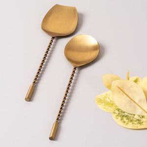Stainless Steel <b>Serving</b> <b>Spoon</b> with Long Handles Shiny Finish Dining Kitchen for Daily Use Parties - Product Image 4