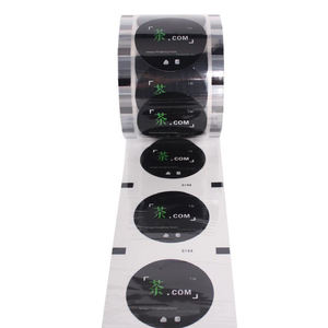 Película elástica opaca laminada, despegable, personalizada, soluble en agua, para sellado de tapas de té de burbujas, moldeada por soplado suave. - Product Image 2