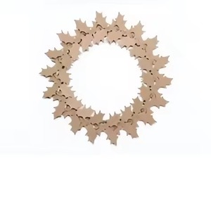 Modern Design Flower Shape Wreath Indoor <b>Christmas</b> Decoration Hanging Garland for Front Door Party Display Ornament Wreath - Product Image 2