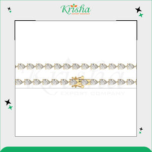 Bracelets tennis DEF White Diamond les plus vendus – Diamants naturels et de laboratoire provenant d'un fournisseur de confiance à des prix exceptionnels - Product Image 5