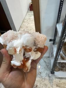 Natural Orange Heulandite Scolecite <b>Crystal</b> <b>Cluster</b> | Premium Mineral Collection Stone - Product Image 1