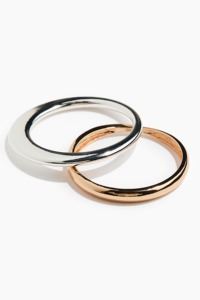 Anneaux de serviette en métal pour tables de maison et de mariage, design rond argenté - Product Image 4