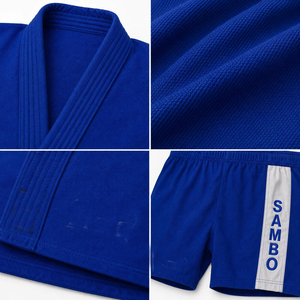 Premium Soft Fabric Long Sleeve Sambo Suit Breathable Quick Dry Lightweight Custom Made Training Outfit - Product Image 4