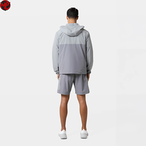 Best Quality Windbreaker Jacket and <b>Shorts</b> 2 Piece Set Wholesale LOW MOQ Custom Manufacture Embroidered Zip Up Nylon <b>Short</b> Set - Product Image 3