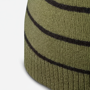 Bonnet unisexe personnalisé en acrylique rayé, tricot côtelé, pour adultes, usage décontracté, ski et plein air, circonférence de la tête 56-58 cm - Product Image 4