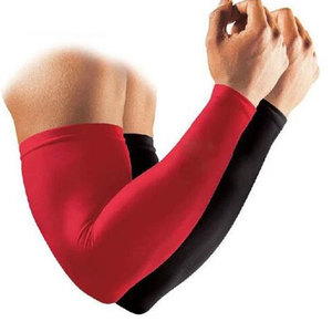 Manchon de compression pour bras avec logo personnalisé, tissu respirant à séchage rapide pour le basketball - Unisexe, haute qualité - Product Image 5